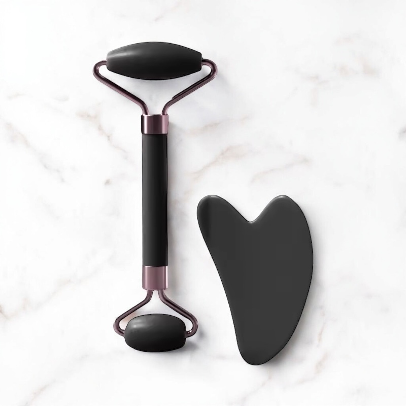 Gua-Sha et Rouleau Visage Belliska - packaging du rituel beauté