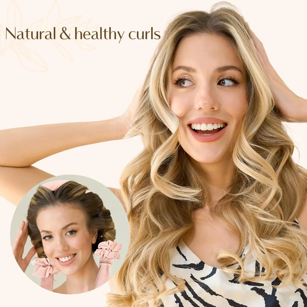Kit Boucles Sans Chaleur Belliska - texture velours du bandeau