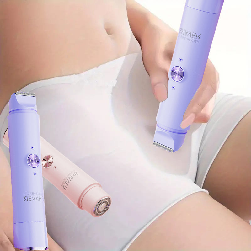 Épilateur Douceur 2-en-1 Belliska - coloris blanc, rose, violet
